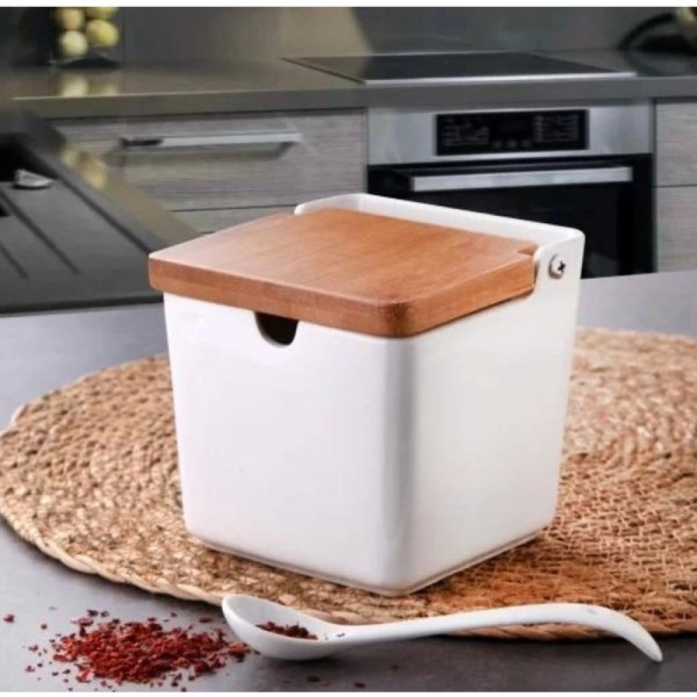 Gönül Mutfak Gönül Gnl 3450 Porselen Tuz Saklama Kabı 10X10X10CM Baharat Setleri & Baharatlıklar Fiyatı