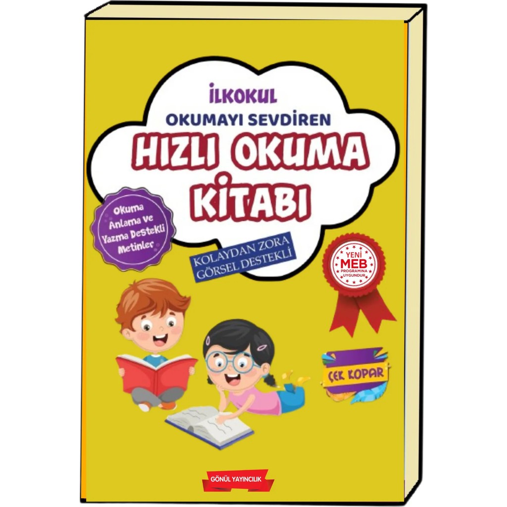 Gönül Yayıncılık 1. Sınıf Hızlı Okuma Kitabı Uygulamalı Yeni MEB Modeline Uygun Kaynak Kitapları Fiyatı