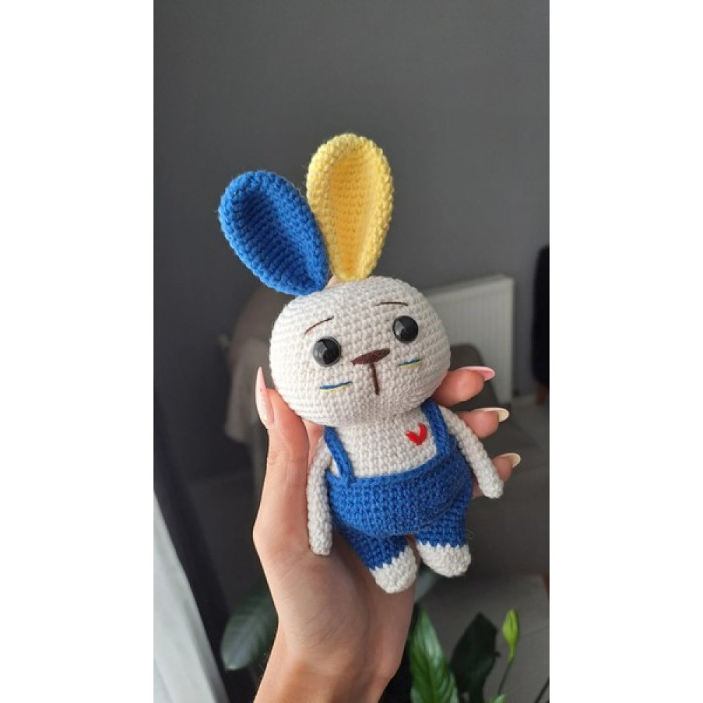 Gonulella Amigurumi Örgü Oyuncak Taraftar Fanatik Tavşan- Bebek Hediyelik - Lacivert Oto Boyaları Fiyatı