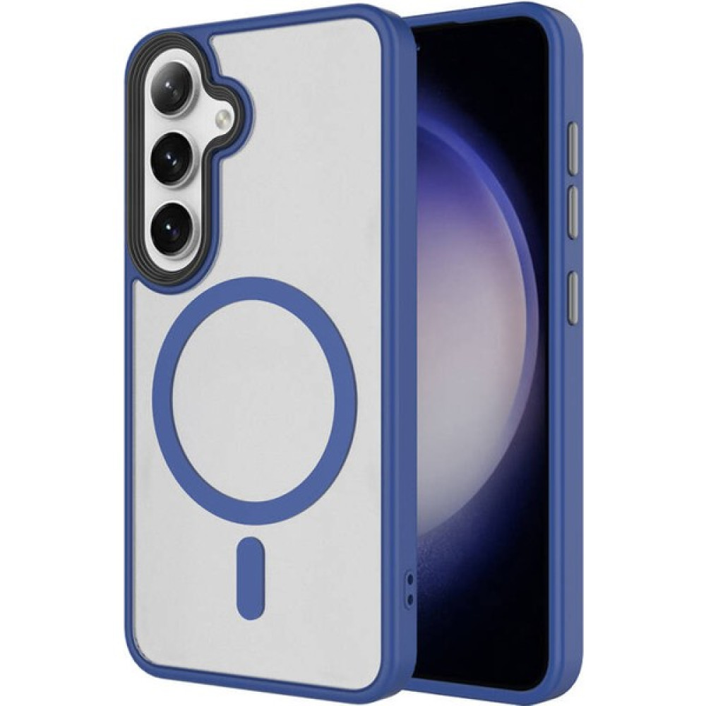 Good Case Galaxy S24 Plus Için Kılıf Sert Pc Arka Yüzey Wireless Şarj Özellikli Flet Magsafe Kapak Lacivert Cep Telefonu Kılıfı Fiyatı