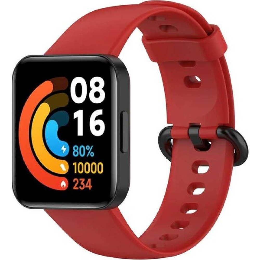 Good Case Xiaomi Redmi Watch 2 Lite Için Klasik Silikon Kordon Kırmızı Giyilebilir Teknoloji Aksesuarları Fiyatı