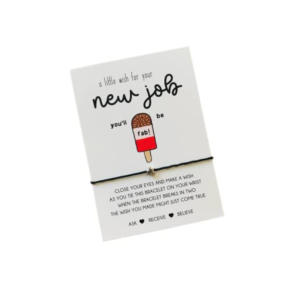 Good luck in your new job wish string bracelet | Gift to say good luck in your new job | New job gift | Gift for new job