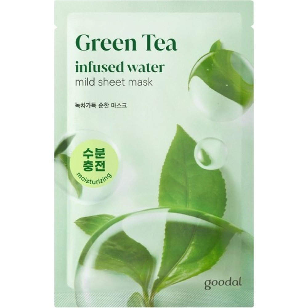 Goodal Green Tea Infused Water Mild Sheet Mask - Nemlendirici Yeşil Çay Maskesi Maskeler Fiyatı