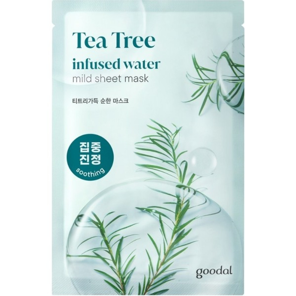 Goodal Tea Tree Infused Water Mild Sheet Mask - Yatıştırıcı Çay Ağacı Maskesi Maskeler Fiyatı