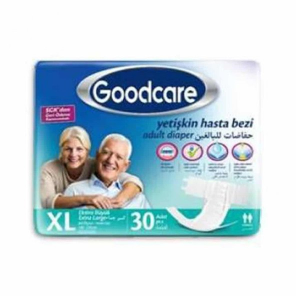 Goodcare Bel Bantli Yetiskin Hasta Bezi Xlarge 30Lu Paket Hasta Bezleri ve Temizliği Fiyatı