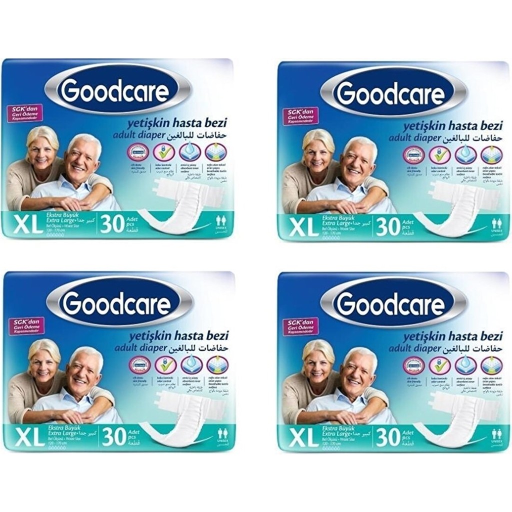 Goodcare Belbantlı Bez 4 x 30 Adet - XL Hasta Bezleri ve Temizliği Fiyatı