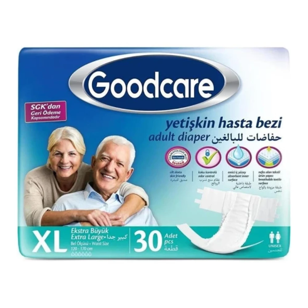 Goodcare Belbantli Ekstra Buyuk Boy (Xl) Hasta Bezi 30'Lu Hasta Bezleri ve Temizliği Fiyatı