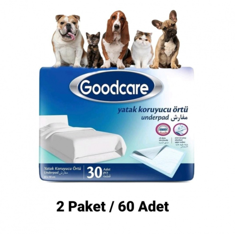 Goodcare Kedi Kopek Cis Pedi 60-90 Cm 30Lu 2 Paket 60 Adet Evcil Hayvan Ürünleri Fiyatı