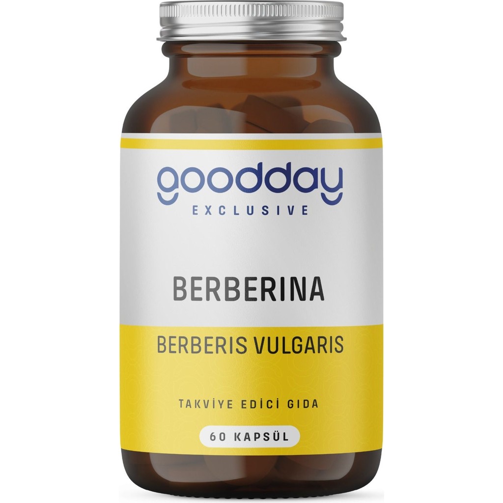 Goodday Berberina Kapsül %95 Berberin İçeren 60 Kapsül Türkiye Menşeli Besin Takviyesi Diğer Fiyatı