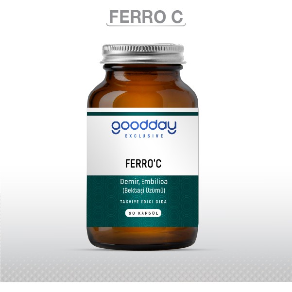 Goodday Ferro' C 60 Kapsül Takviye Edici Gıda Diğer Fiyatı
