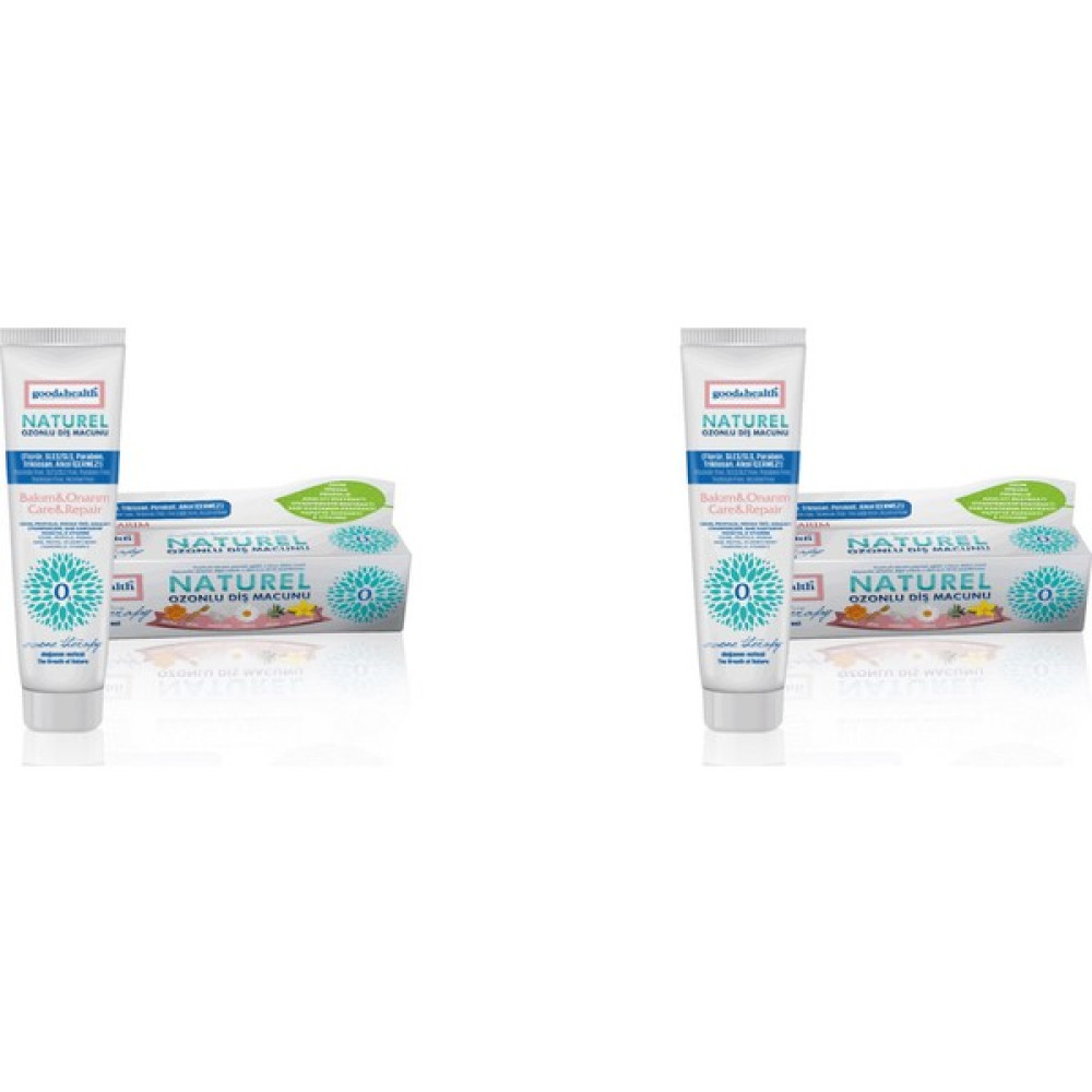 GOOD&HEALTH Diş Macunu Ozone Therapy 100 gr x 2 Adet Diş Macunları Fiyatı