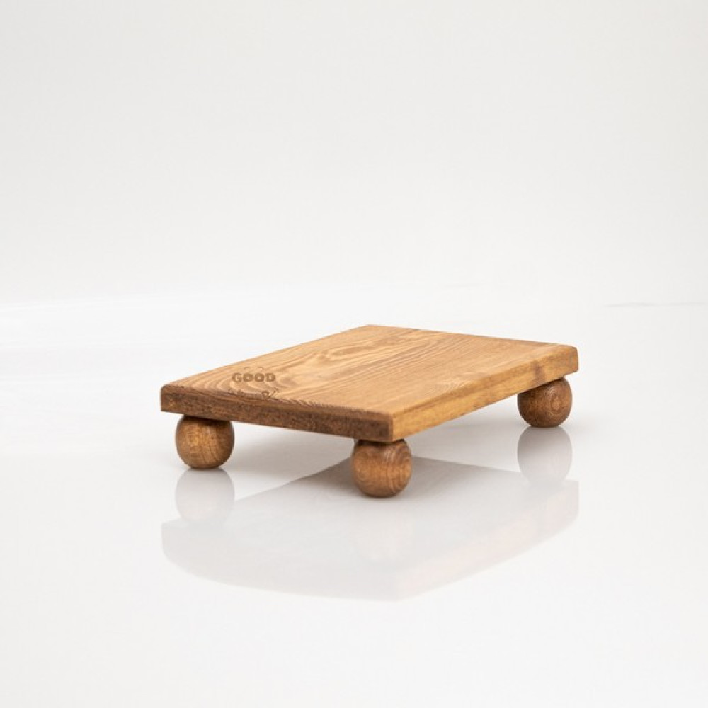 Goodwood Risus Top Ayaklı 17X25 cm Ahşap Dikdörtgen Pasta Sunum Servis Tabağı - 17 x 25 cm Mutfak Gereçleri Fiyatı