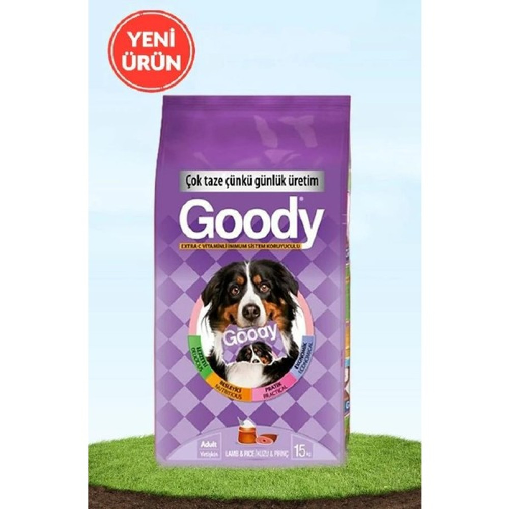 Goody C Vitaminli Kuzu Etli & Pirinçli Yetişkin Köpek Maması 15 kg - 1 Evcil Hayvan Ürünleri Fiyatı