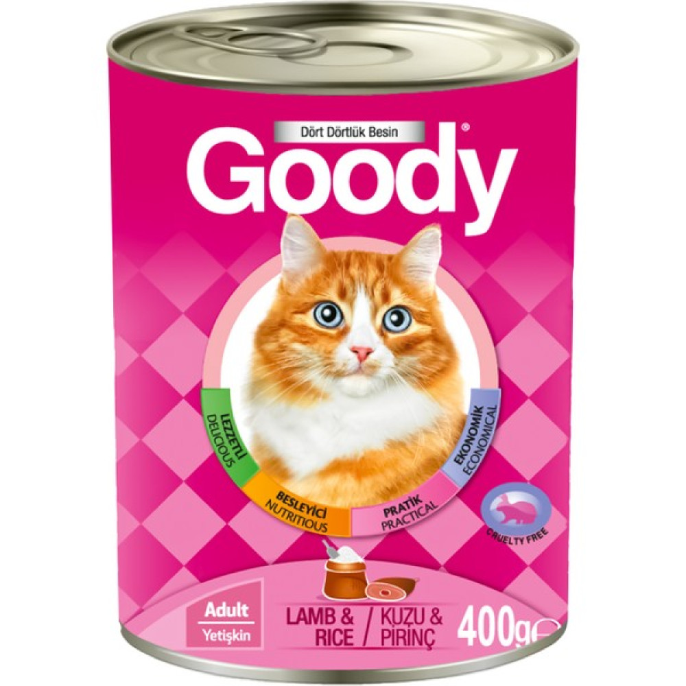 Goody Kuzu Etli & Pirinçli Kedi Konservesi 400 Gr Evcil Hayvan Ürünleri Fiyatı