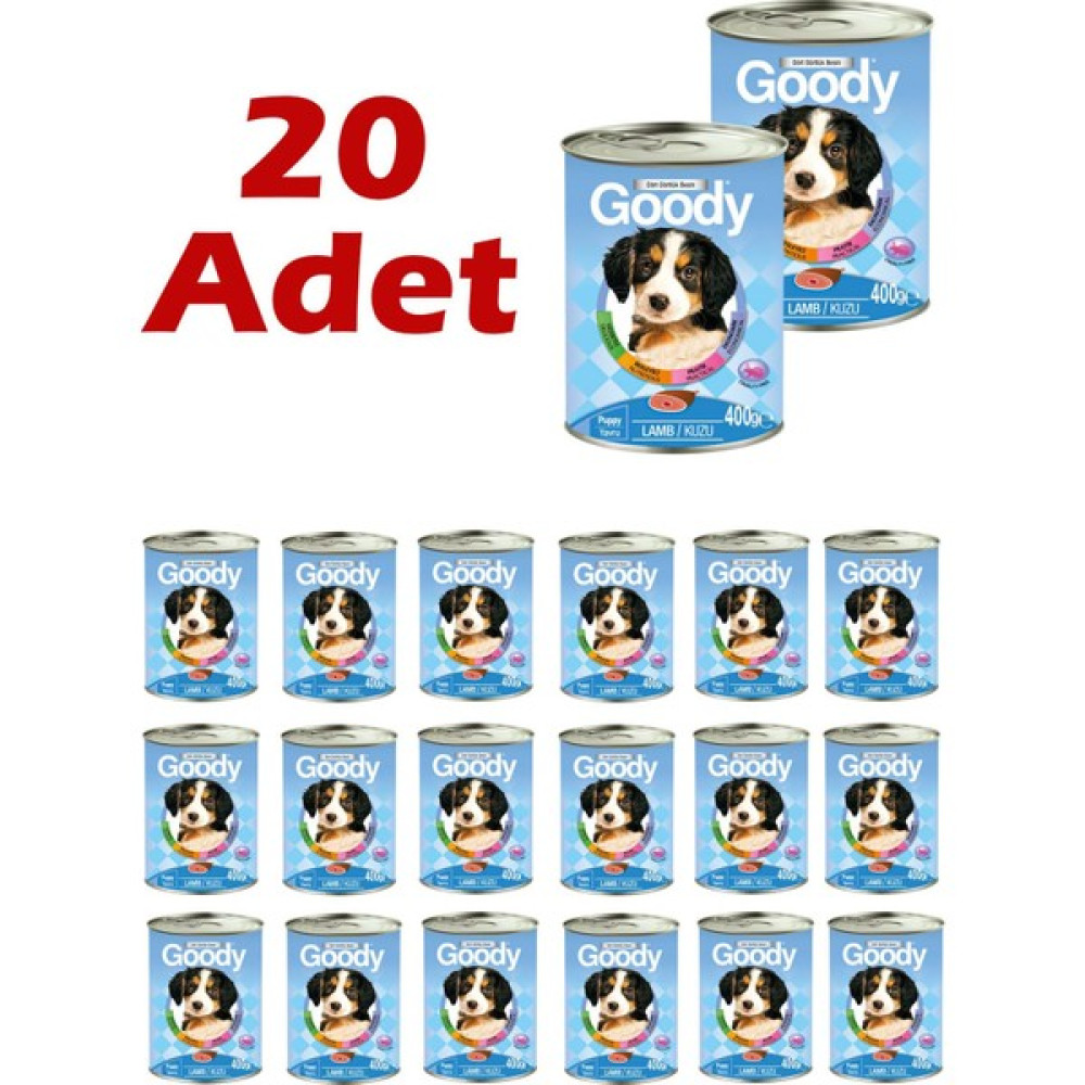 Goody Kuzu Etli Yavru Köpek Konservesi 400 gr 20 Adet Evcil Hayvan Ürünleri Fiyatı