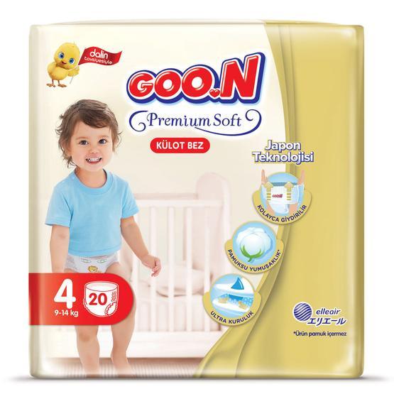 Goo.N İkiz Paket 4 (20 Adet) Premium Külot Bebek Külotlu Çorap Fiyatı