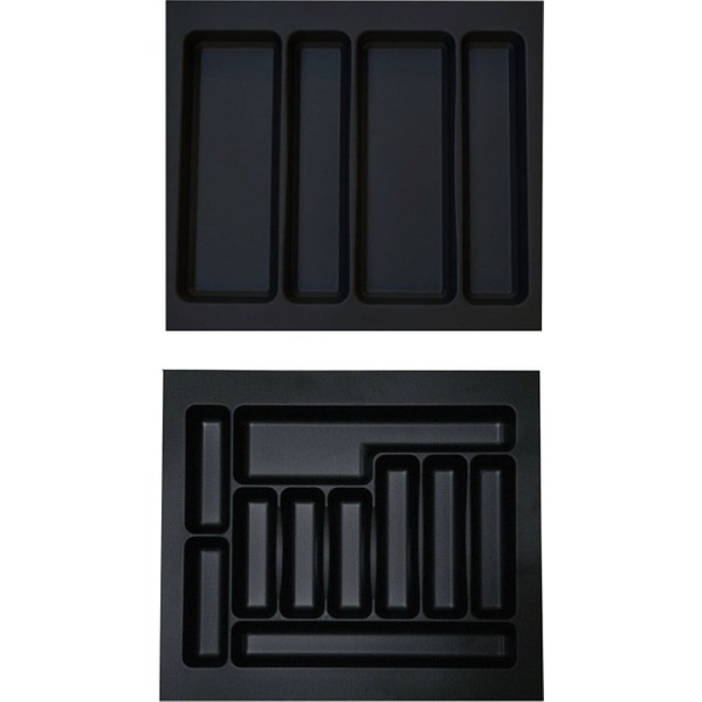 Gör Seç 55 cm x 49 cm Çekmece Içi Siyah Kaşıklık ve Kepçelik Set 50X40'A Kadar Kesilebilir Çeyiz Seti - 1 Adet Pratik Mutfak Gereçleri Fiyatı