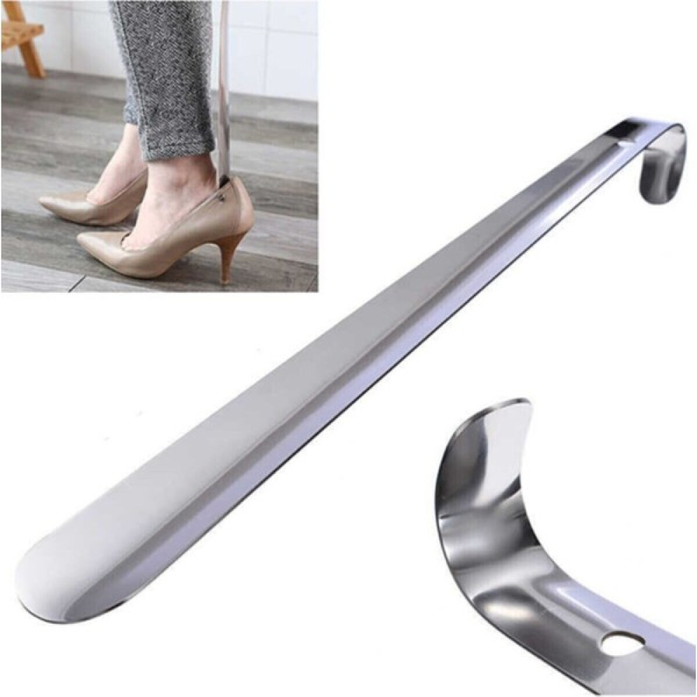 Gördur Uzun Kerata Ayakkabı Çekeceği Metal Kalın Çelik Kerata Krom 63CM Ev & Dekorasyon Aksesuarları Fiyatı