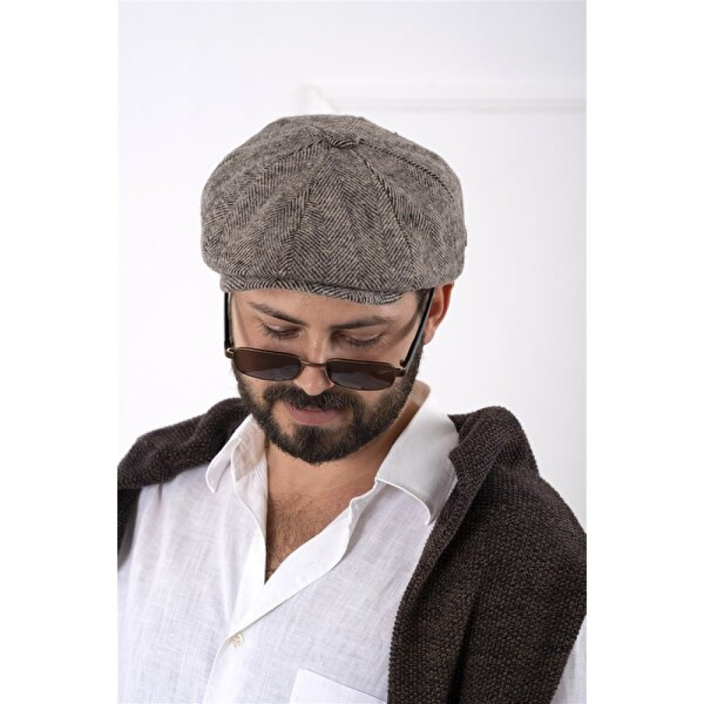 Göreme Aksesuar Kışlık Ingiliz Kasket Dökümlü Peaky Blinders Model Erkek Kasket Erkek Şapkası Fiyatı