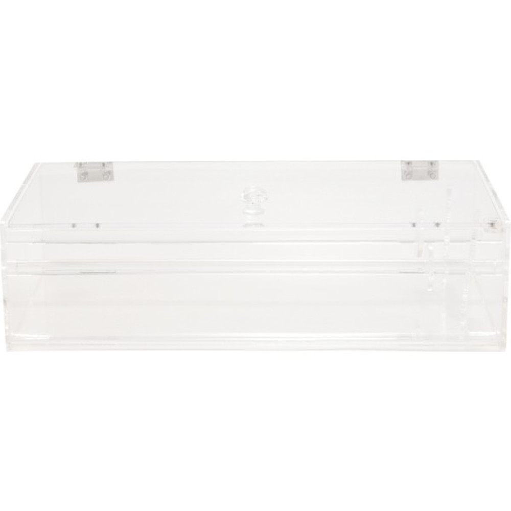 Gorgeous Akrilik 24 Kanca Rotasyon Kolye Ekran Standı Kolye Ekran Organizatör Tutucu Toz Geçirmez Takı Ekran Kutusu (Yurt Dışından) - 140×240×360 Eşya Saklama Kutusu Fiyatı
