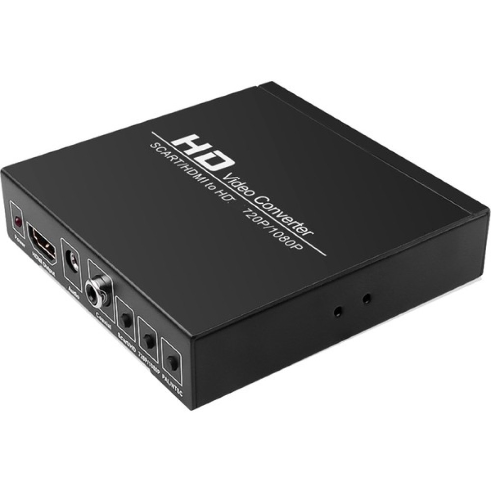 Gorgeous Hdtv-Abd Fişi Için Full Hd 1080P Dönüştürücü Scart'tan Hdmı'ya Uyumlu (Yurt Dışından) - Siyah Bilgisayar Çevirici ve Adaptörü Fiyatı