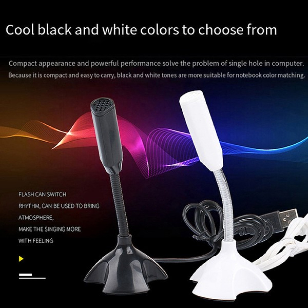 Gorgeous USB Dizüstü Bilgisayar Mikrofonu Ses Mikrofonu Pc Için Yüksek Hassasiyet Mini, Siyah (Yurt Dışından) Müzik Aletleri Fiyatı