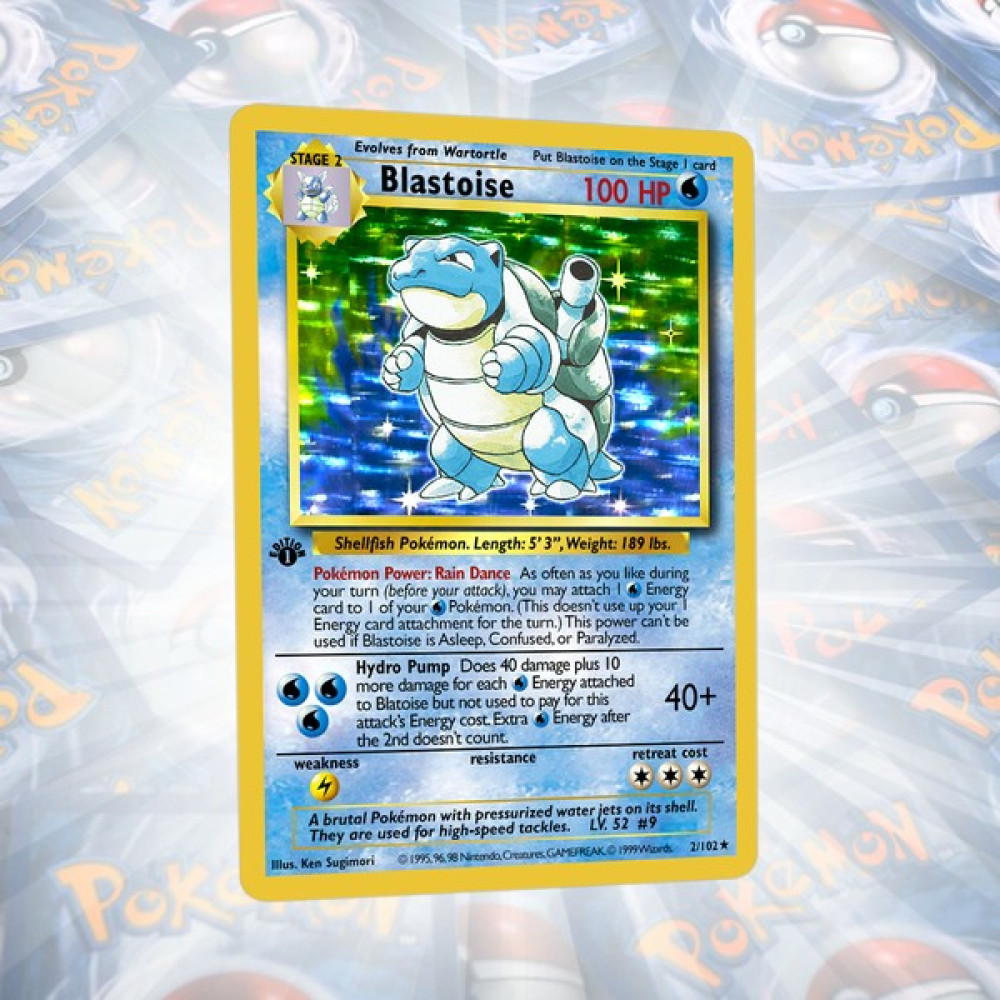 Gorilla Blastoise 1st Edition Base Set Vintage Holo Custom Proxy Pokemon Kartı Oyun Takımları Fiyatı