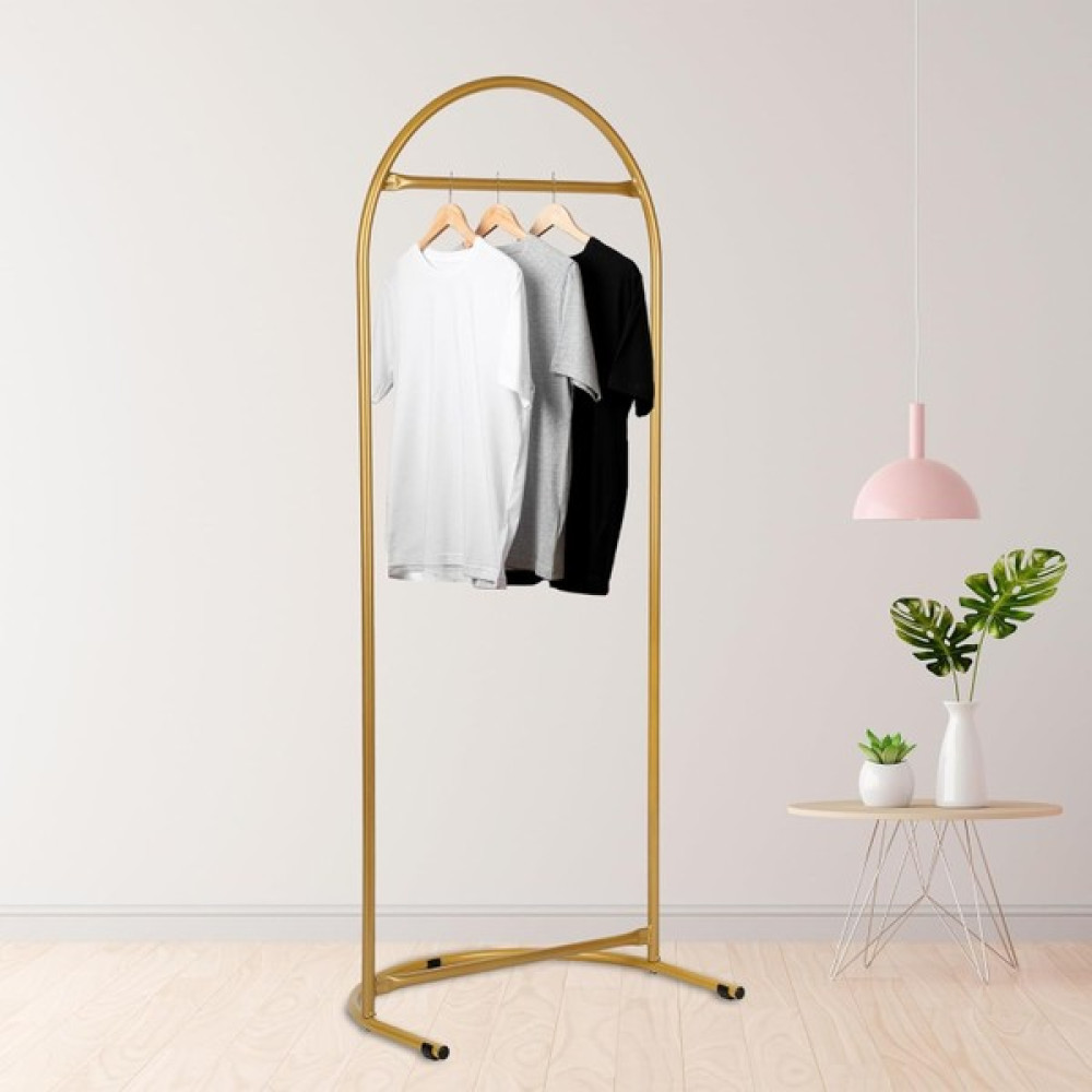 Gorilla Butik Stil Oval Konfeksiyon Askılığı Siyah Renk Askılık Siyah Ayaklı Askılık Kıyafet Askılığı Dilsiz Uşak Vestiyer Fiyatı
