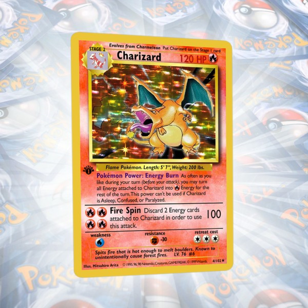 Gorilla Charizard 1st Edition Base Set Vintage Holo Custom Proxy Pokemon Kartı Oyun Takımları Fiyatı