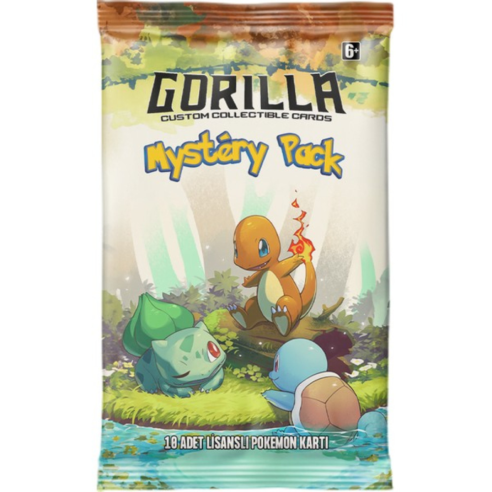 Gorilla Pokemon Mystery Pack - Orjinal Pokemon Kartları Oyun Takımları Fiyatı