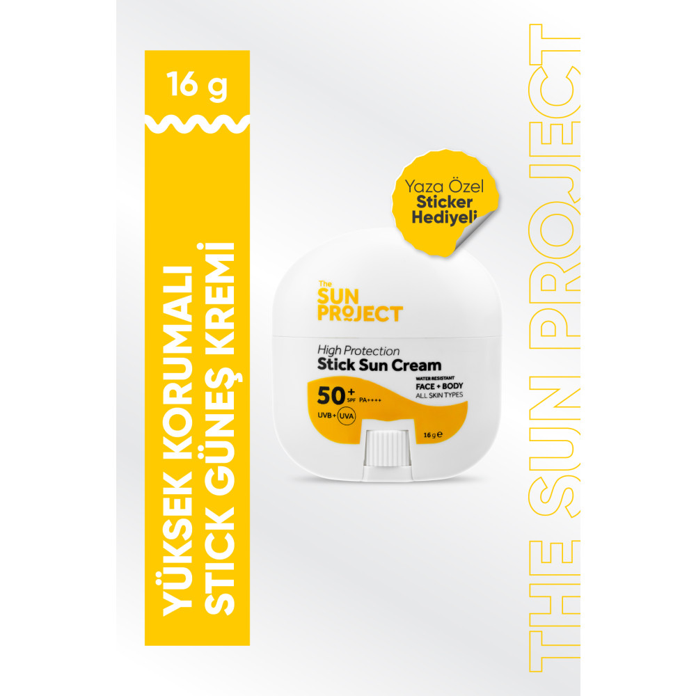 Görkito The Sun Project Yüksek Korumalı Stick Güneş Kremi High Protection Stick Sun Cream 50 Spf 16 gr Güneş Kremleri ve Losyonları Fiyatı