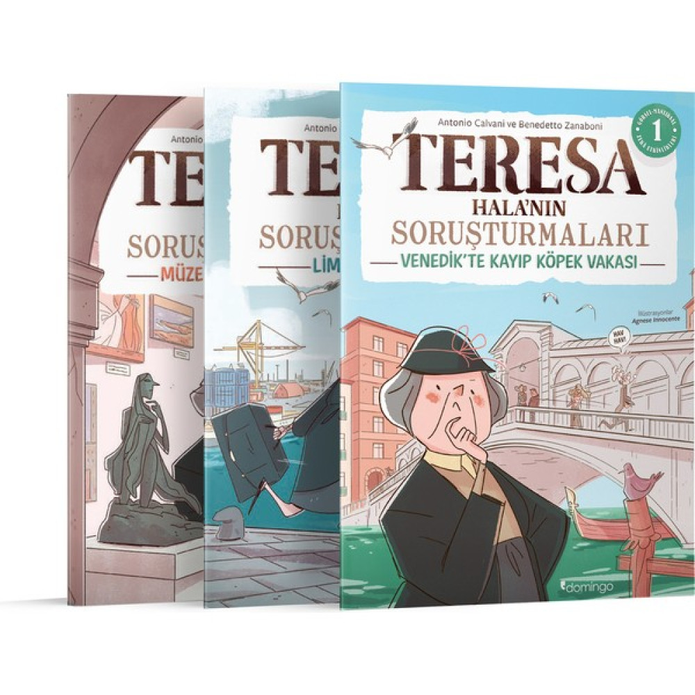 Görsel, Mantıksal ve Bilişsel Beceri Etkinlik Seti (7-9 Yaş) - Teresa Hala’nın Soruşturmaları 1-2-3 (Çıkartmalı) Çocuk Öykü Fiyatı