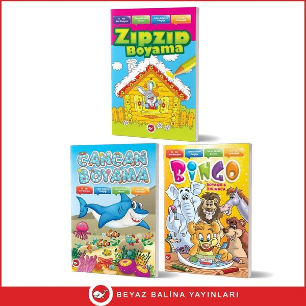 Görsel Okuma Beceresi Geliştiren Boyama Kitapları Seti Zihinsel Gelişim Kitapları Fiyatı