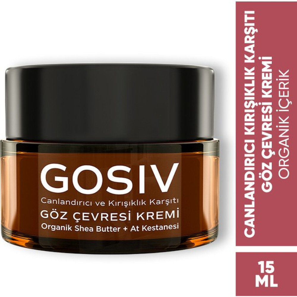 Gosıv Canlandırıcı ve Kırışıklık Karşıtı Göz Çevresi Kremi 15 ml Göz Kremi Fiyatı