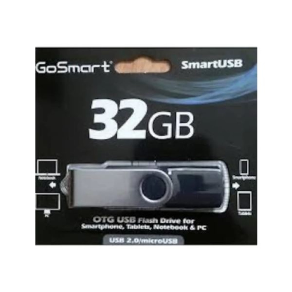 Gosmart 32 GB USB 2.0 Smart USB - Siyah Flash Bellekler Fiyatı