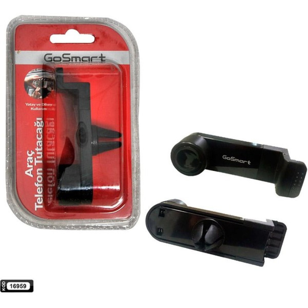 Gosmart Telefon Tutucu Tutacağı Araç Gosmart Gs-Ch-01 - Siyah Cep Telefonu Tutucu Fiyatı