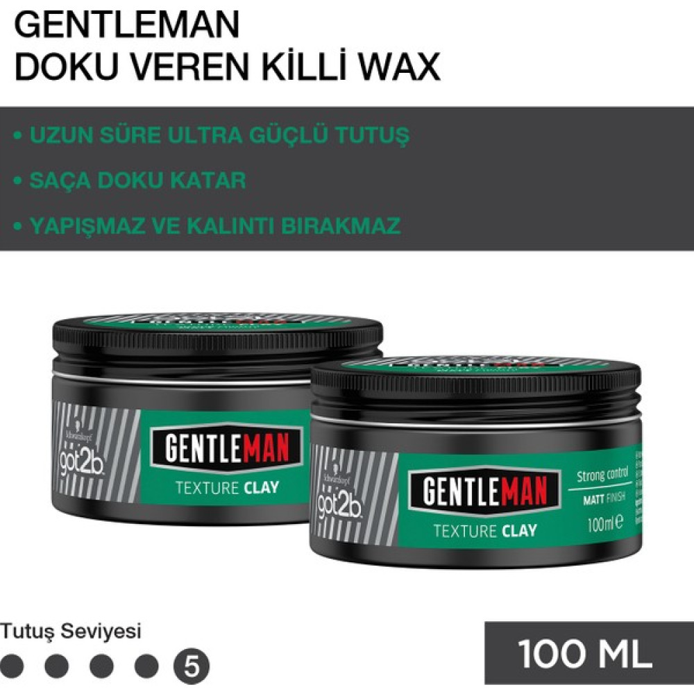 Got2B Got2B Gentleman Killi Wax 100 Ml X 2 Adet Saç Şekillendirici Krem Fiyatı