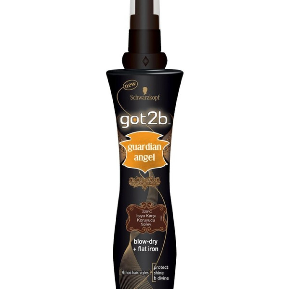 GOT2B Guardian Angel Isıya Karşı Koruyucu Sprey 200 ml Saç Spreyi - 1 Siyah Saç Şekillendirici Sprey Fiyatı