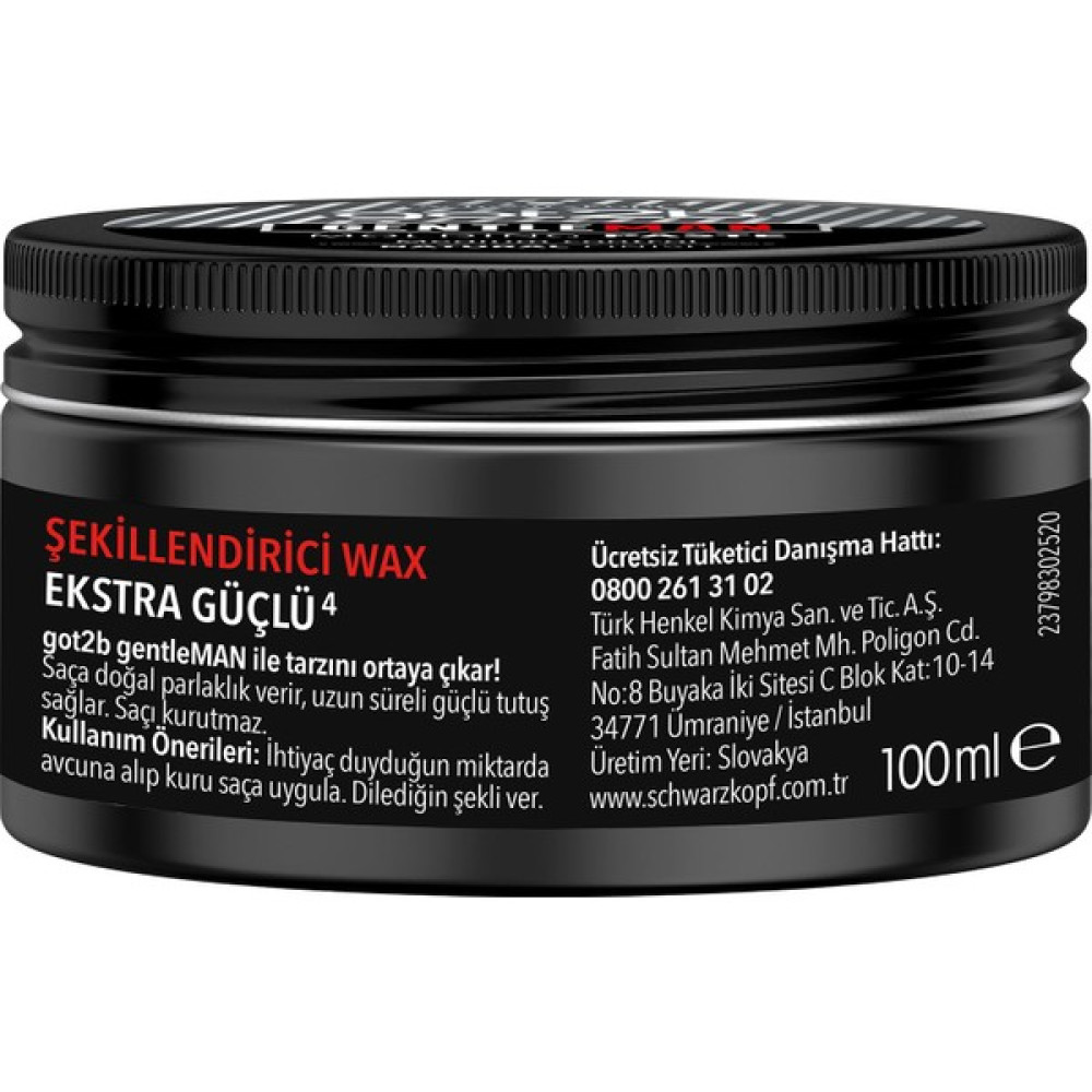 Got2B Schwarzkopf Got2B Phenomal Şekillendirici Wax 100 ML Saç Şekillendirici Krem Fiyatı