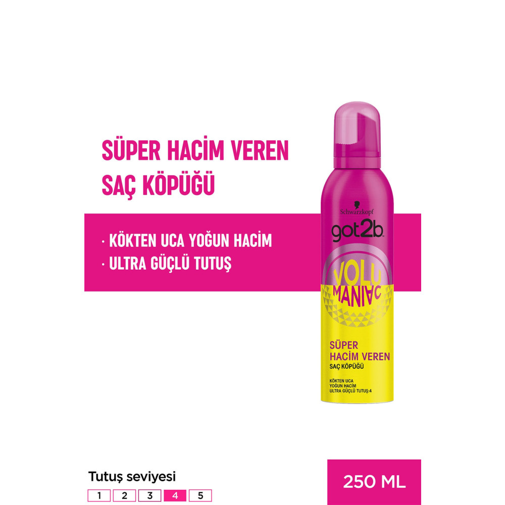Got2B Volumanıac Köpük 250 ml Saç Şekillendirici Köpük Fiyatı