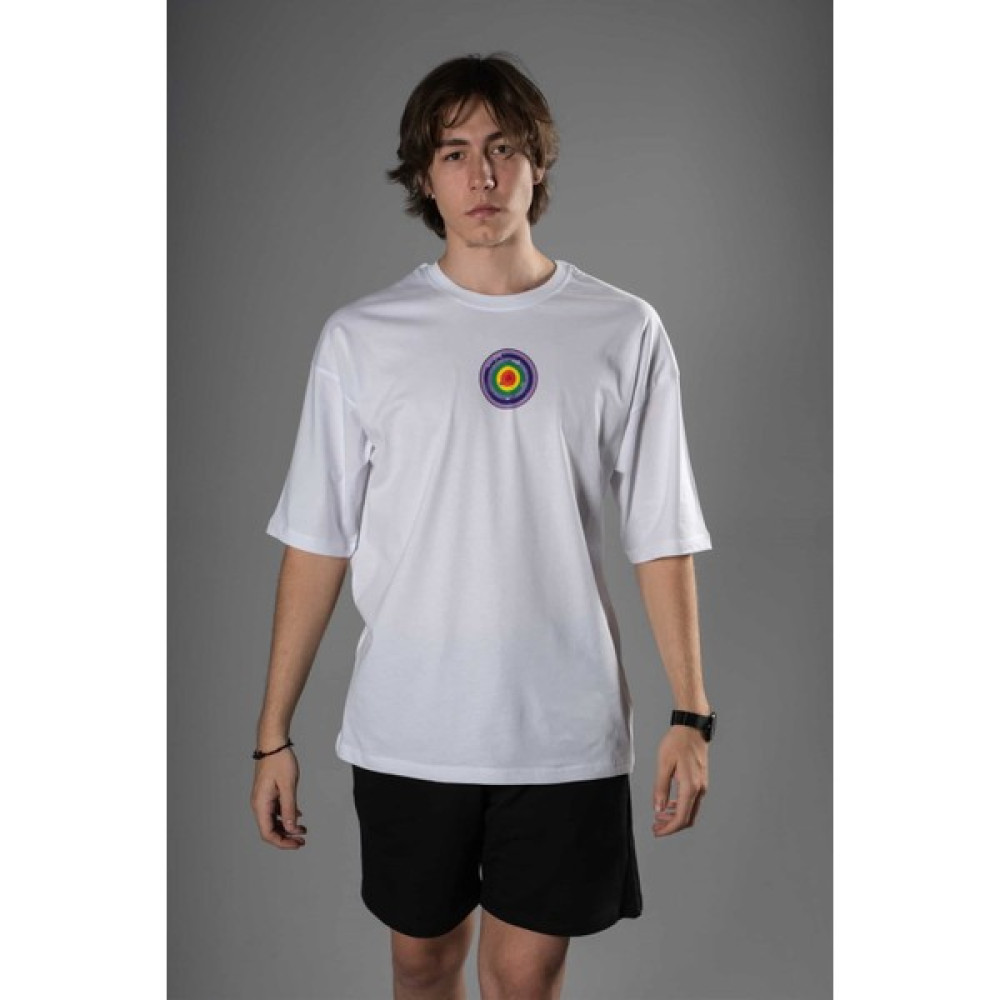 Gothamvibes Erkek Oversize Ewbo Beyaz T-Shirt Erkek T-shirt Fiyatı