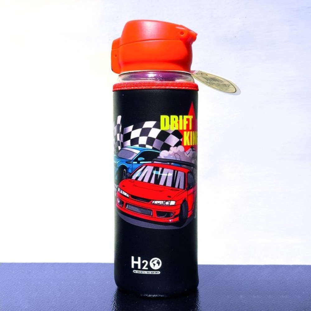 Gourme Coffee H2O Kılıflı Cam Su Matarası Çocuk 500ML Araba Kamp Mutfağı Fiyatı