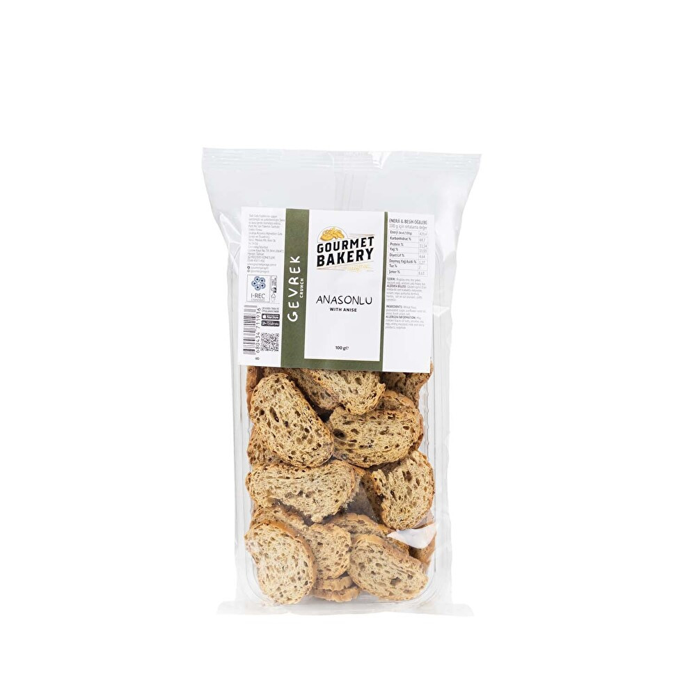 Gourmet Bakery Gevrek Anasonlu Gevrek 100 Gr Unlu Mamüller Fiyatı