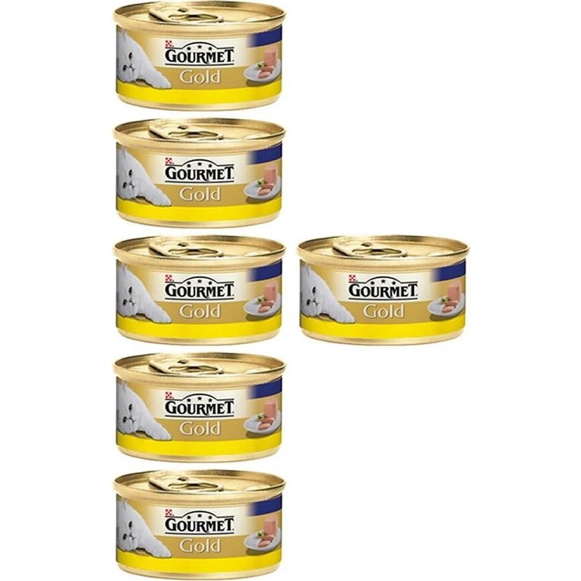 Gourmet Gold 85 gr 6 Adet Kıyılmış Tavuklu Yaş Kedi Maması Yetişkin Kediler İçin Özel Tat Evcil Hayvan Ürünleri Fiyatı