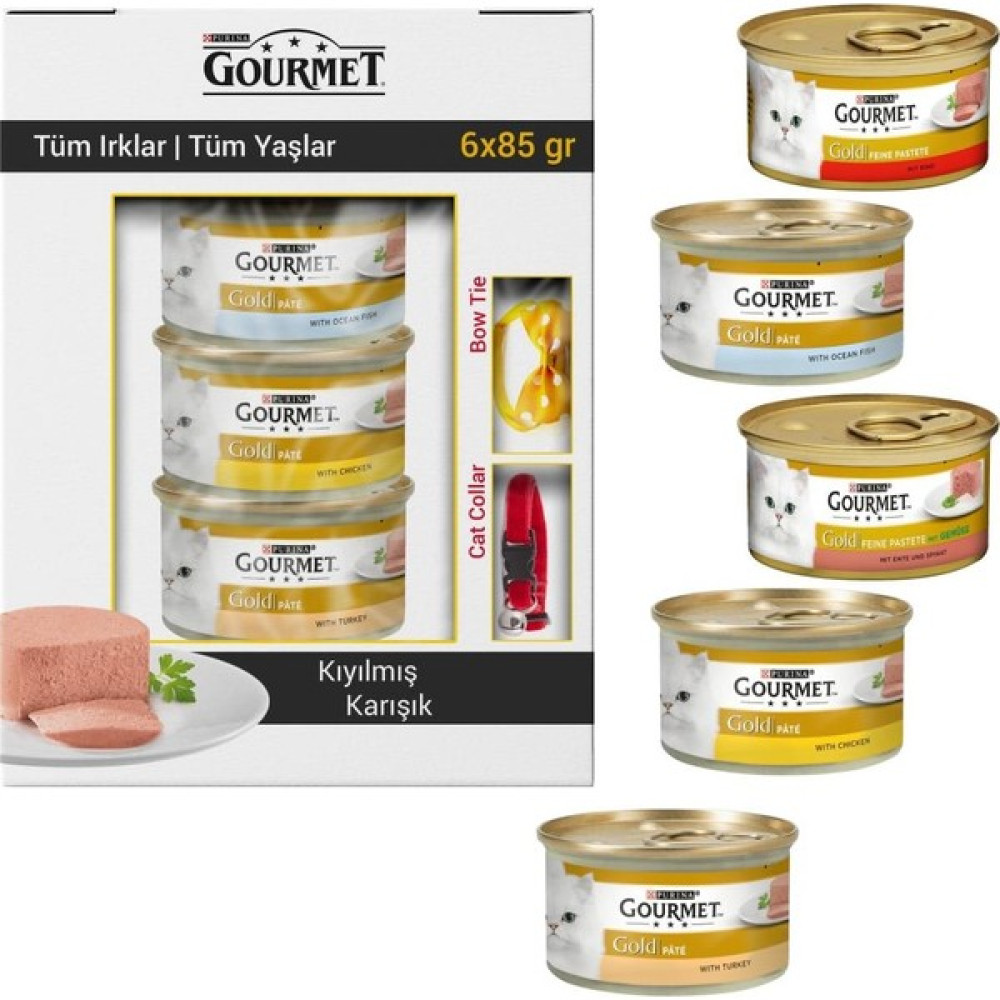 Gourmet Gold Kıyılmış Karışık Kedi Konservesi 6X85 gr Evcil Hayvan Ürünleri Fiyatı