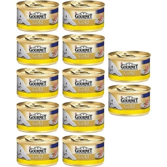 Gourmet Gold Kıyılmış Tavuklu Yaş Kedi Maması 85 gr 12 Al 10 Öde Yetişkin Kediler İçin Evcil Hayvan Ürünleri Fiyatı