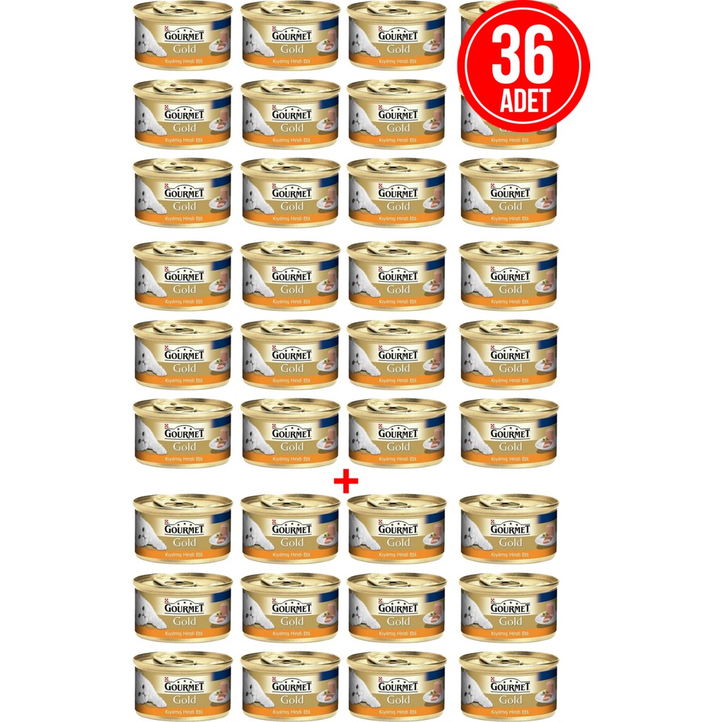 Gourmet Gold Purina Gourmet Gold Kıyılmış Hindili Konserve Kedi Maması Ekonomik Paket / 85 gr x 36 Adet Evcil Hayvan Ürünleri Fiyatı