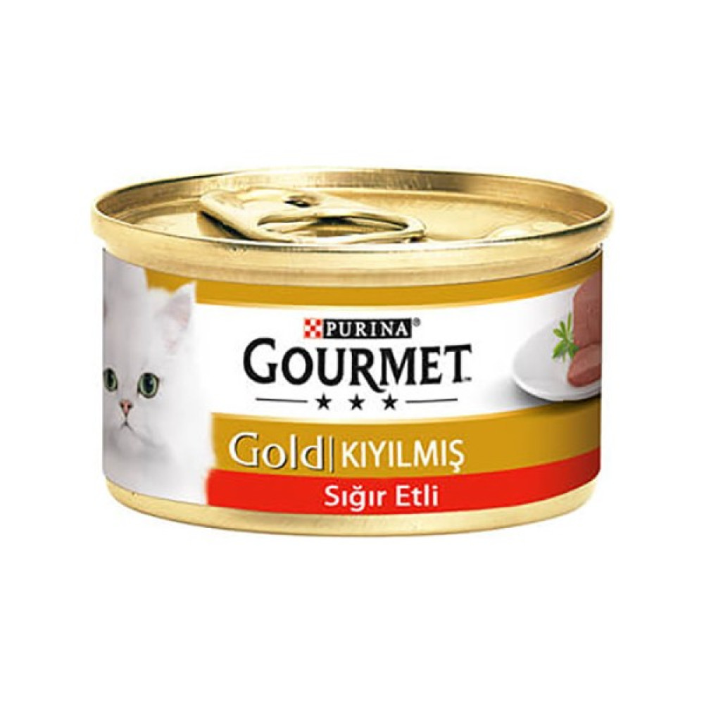 Gourmet Gold Sığır Etli Yetişkin Kıyılmış Kedi Konservesi 6X85 gr Evcil Hayvan Ürünleri Fiyatı