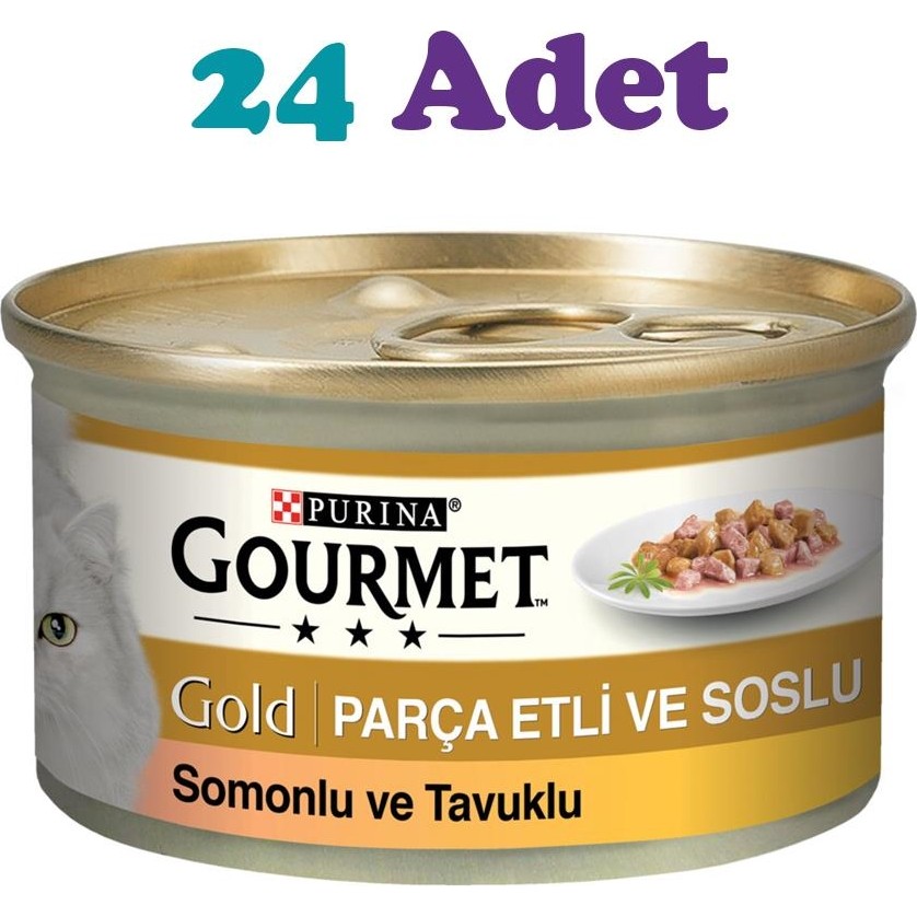 Gourmet Gold Somonlu Tavuklu Kedi Konservesi 85G Evcil Hayvan Ürünleri Fiyatı
