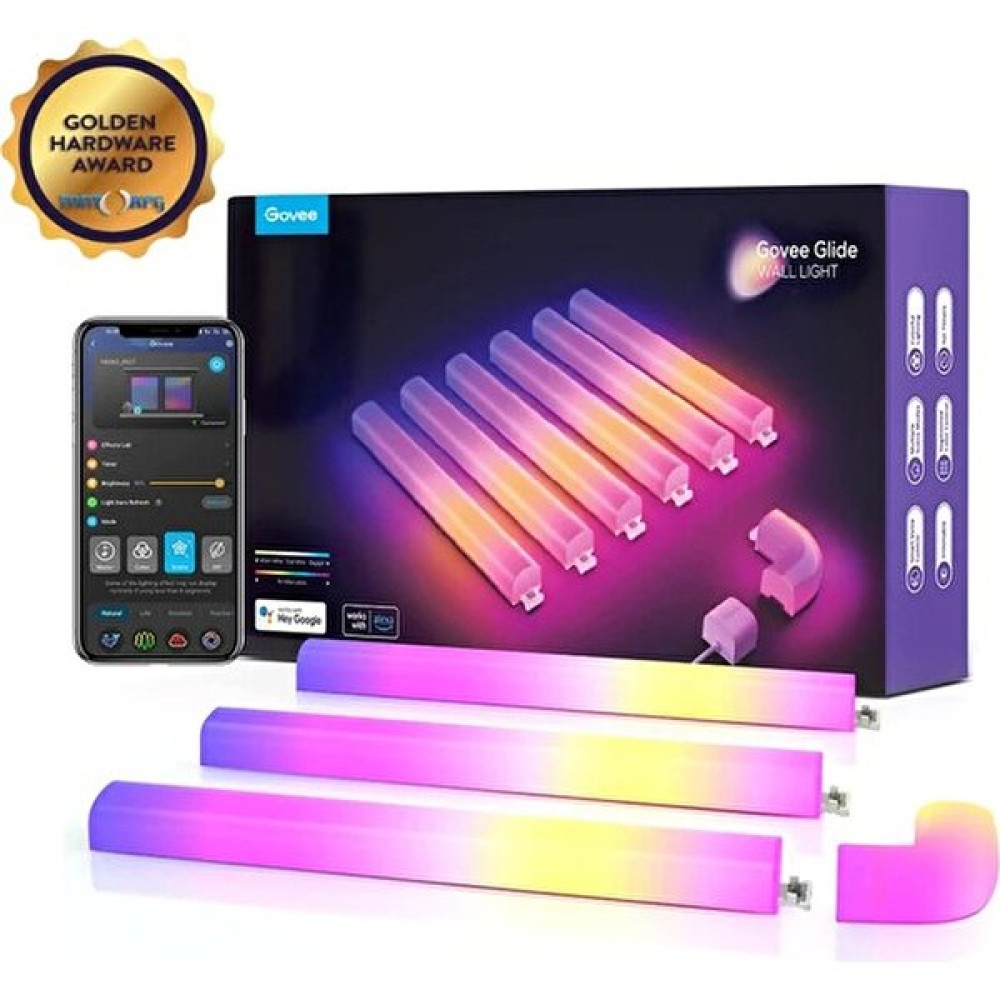 Govee Glide H6062 Rgbic 6+1 Duvar Aydınlatma Bar Led Aydınlatmalar Fiyatı